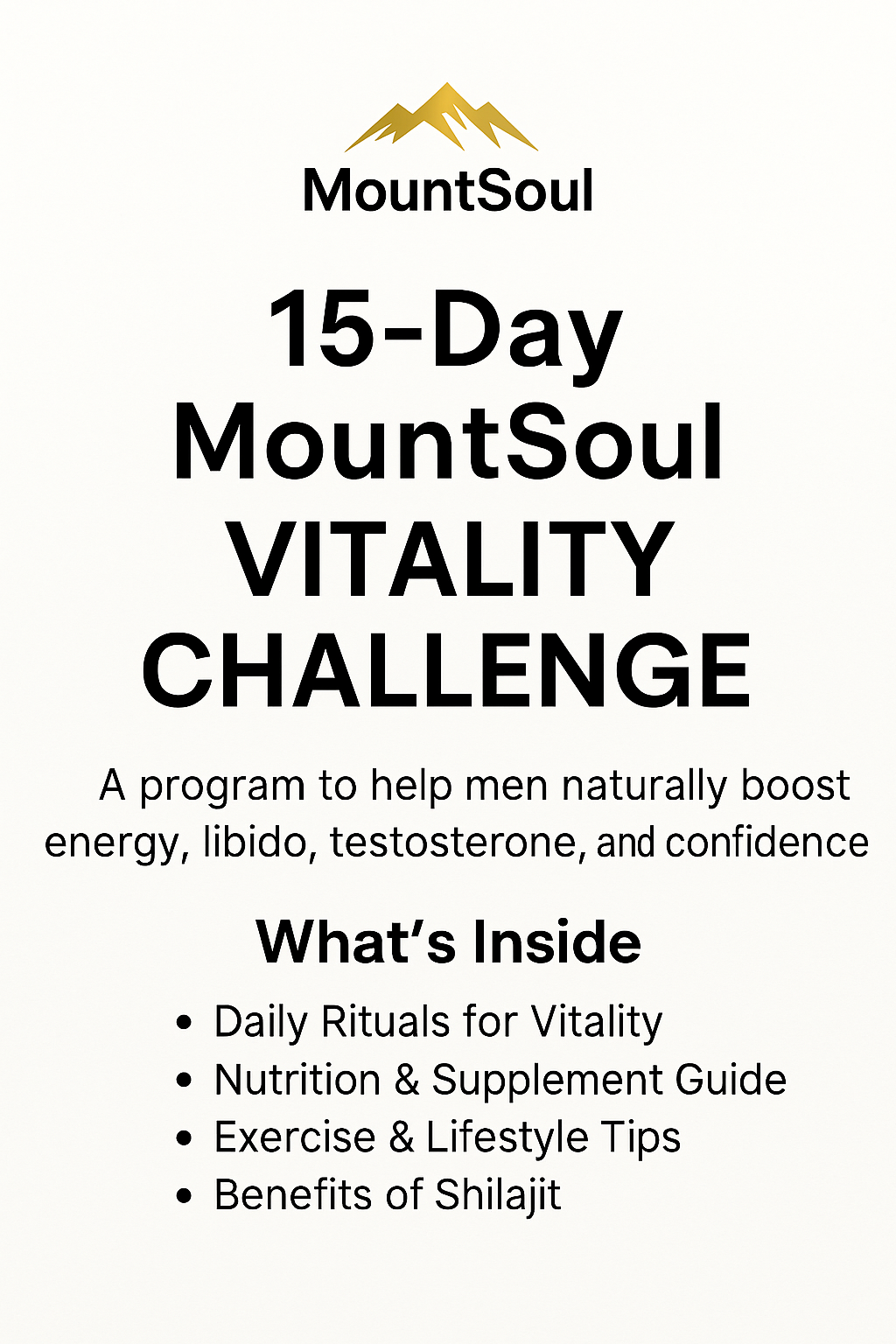 15-Day MountSoul Vitality Challenge (E-Book)